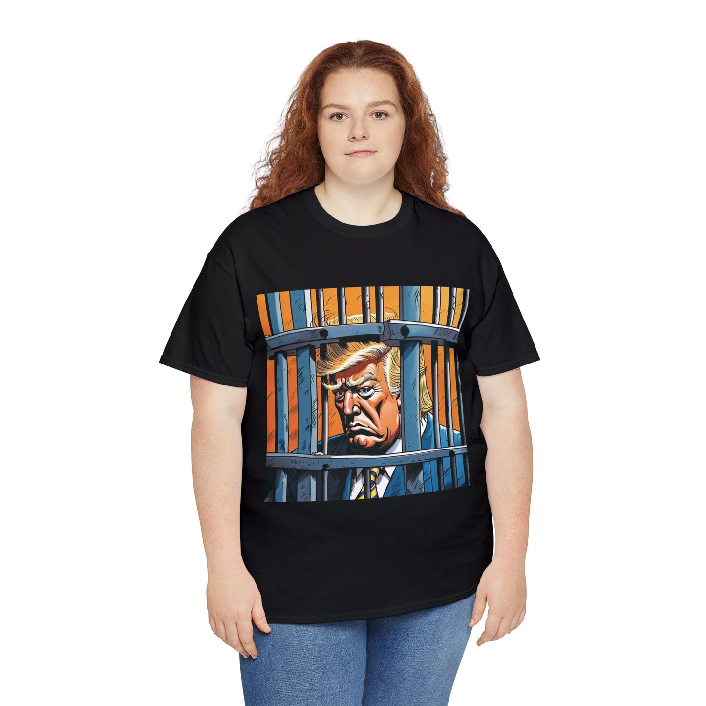 trump behind bars, cartoon #3